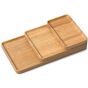 Oakywood Catchall Tray Bundle Organizers - Oak