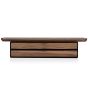 Oakywood Desk Shelf Mini Dual Drawer - Walnut