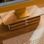Oakywood Desk Shelf Mini Dual Drawer - Oak
