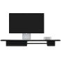 Oakywood Desk Shelf Pro Dual Drawer - Black