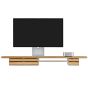 Oakywood Desk Shelf Pro Dual Drawer - Oak