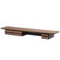Oakywood Desk Shelf Pro Dual Drawer - Walnut