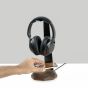 Oakywood 2-in1 Headphones Stand - Walnut