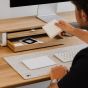 Oakywood Large Modular Dual Drawer - Oak