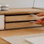 Oakywood Large Modular Dual Drawer - Oak