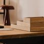 Oakywood Stackable Valet Trays Bundle Organizers - Oak