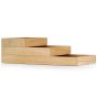 Oakywood Stackable Valet Trays Bundle Organizers - Oak