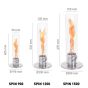 Höfats Spin Lantern Bio-Burner - Silver