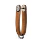 Crazy Horse Leather Key Organiser - Chestnut Brown/Brown