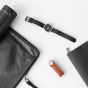 Leather Key Organiser - Cognac