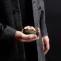 Saffiano Leather Key Organiser - Olive
