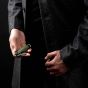 Saffiano Leather Key Organiser - Olive