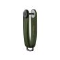 Saffiano Leather Key Organiser - Olive