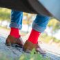 Owen Smith Socks & Laces Set Red