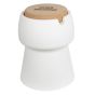 Personalised Bubalou Champ Stool & Ice Bucket - White