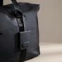 Personalised Luggage Tag With Finder - Black