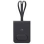 Personalised Luggage Tag With Finder - Black