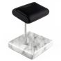 Single Watch Stand Classic - White & Silver