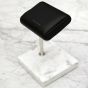 Single Watch Stand Classic - White & Silver