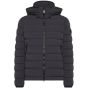 Peuterey Boggs Short Down Jacket With Hood - Graphite Blue