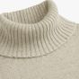 Profuomo Wool Cashmere Rollneck - Light Beige
