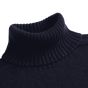 Profuomo Wool Cashmere Rollneck - Navy