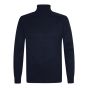 Profuomo Wool Cashmere Rollneck - Navy