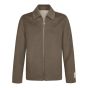 Profuomo Reversible Wool Overshirt - Brown
