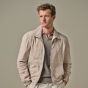Profuomo Suède Bomber Jacket - Beige