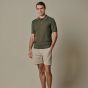 Profuomo Aero Ease Striped Polo - Green