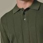 Profuomo Aero Ease Striped Polo - Green