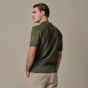 Profuomo Aero Ease Striped Polo - Green