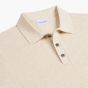 Profuomo Cotton Linen Polo - Raw White