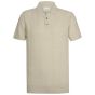 Profuomo Cotton Linen Polo - Off White