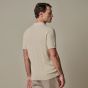 Profuomo Cotton Linen Polo - Off White