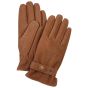 Profuomo Scarf & Gloves Set - Cognac