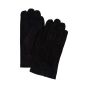 Profuomo Goat Suede Gloves Black