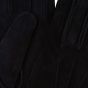 Profuomo Goat Suede Gloves Black