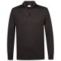 Profuomo Merino Woolen Half-Zip Pullover - Brown