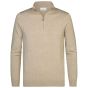 Profuomo Pullover Half Zip - Beige