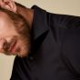 Profuomo Japanese Knitted Shirt - Black