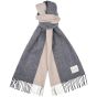 Profuomo Lambswool Scarf - Navy