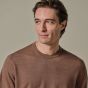 Profuomo Linen Cotton T-Shirt - Clay