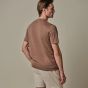 Profuomo Linen Cotton T-Shirt - Clay