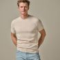 Profuomo Cotton Linen T-Shirt - Raw White