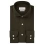 Profuomo Linen Shirt - Dark Brown