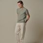 Profuomo Luxury Basic Polo Open Collar - Green