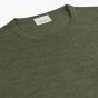 Profuomo Merino Woolen Crewneck Pullover - Dark Green