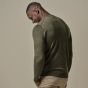 Profuomo Merino Woolen Crewneck Pullover - Dark Green