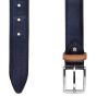 Profuomo Leather Belt - Navy